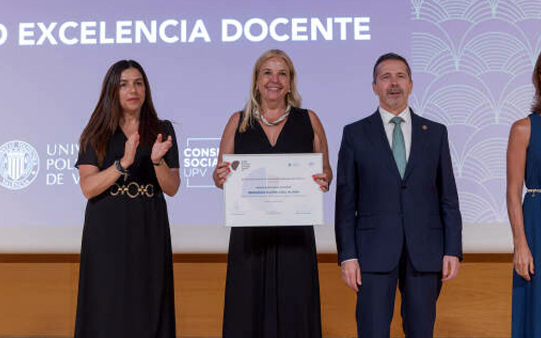 Eloína Coll Aliaga, ITACA researcher, UPV’s «Teaching Excellence» Award